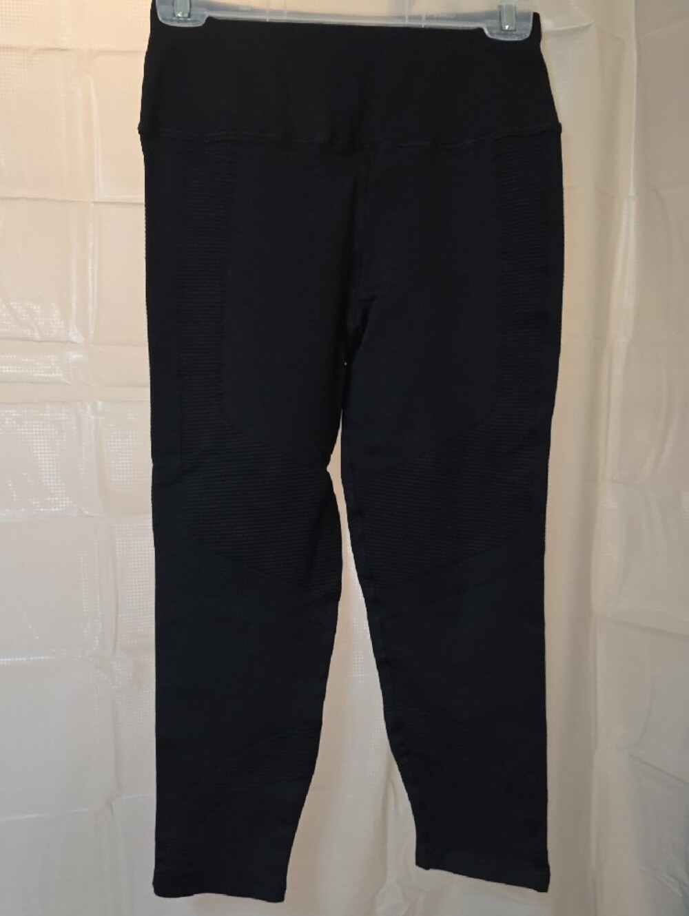 NUX Black Stretch Active Leggings - Picture 2 of 7